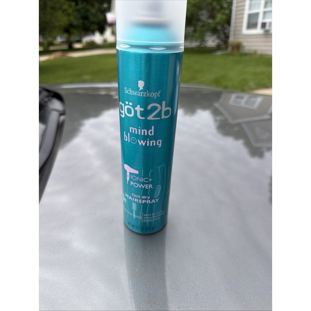 1 Schwarzkopf Got2b MIND BLOWING Ionic+ Power FAST DRY Styling HAIRSPRAY, 9.1 oz
